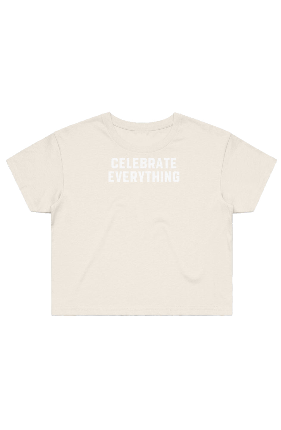 Celebrate Everything Cropped Tee