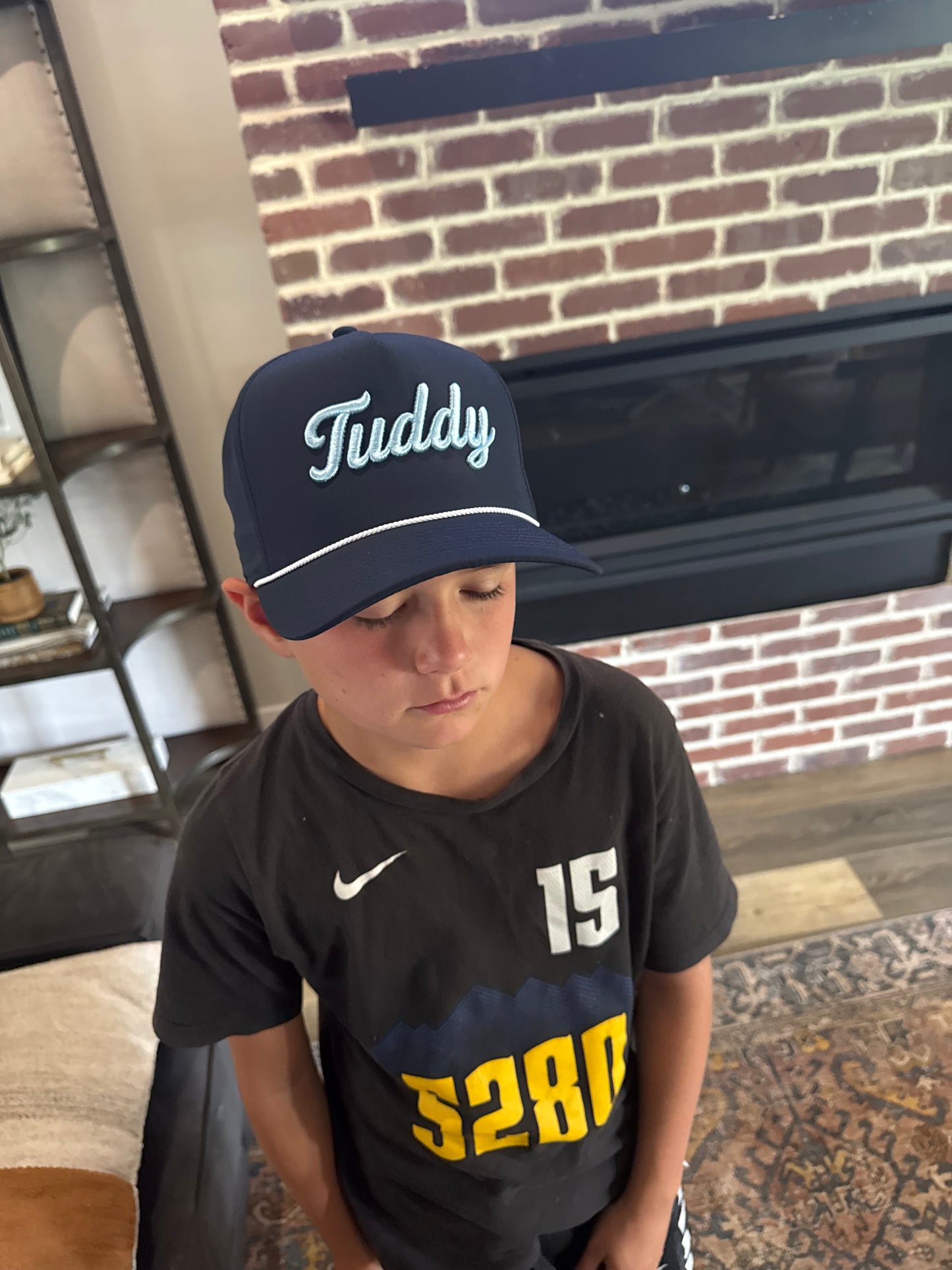 The Tuddy Navy Cap Edition - White Rope